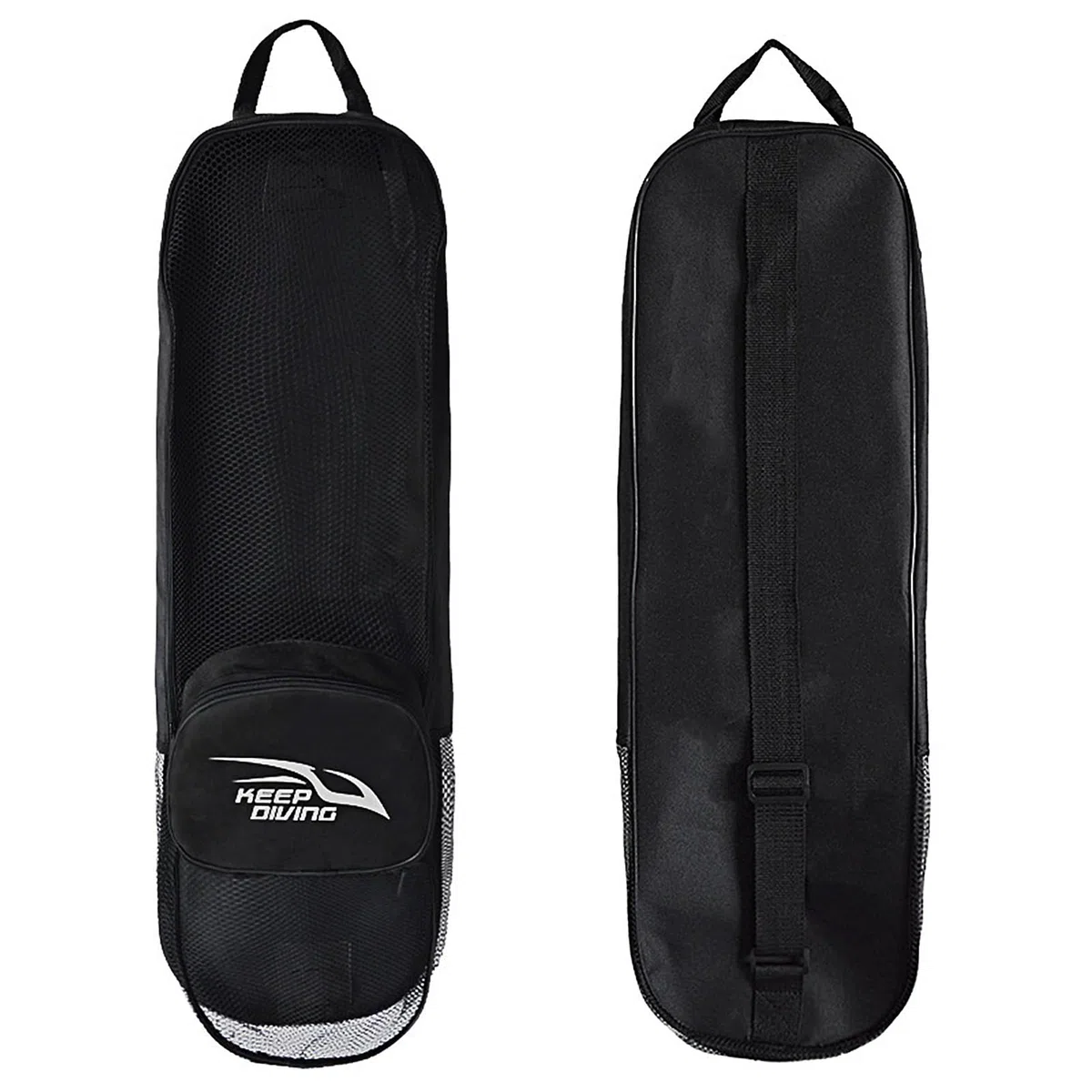 Bolsa de aletas de buceo portátil, bolsa de protección de aletas de PVC con correa para el hombro para Submarinismo (bucear)