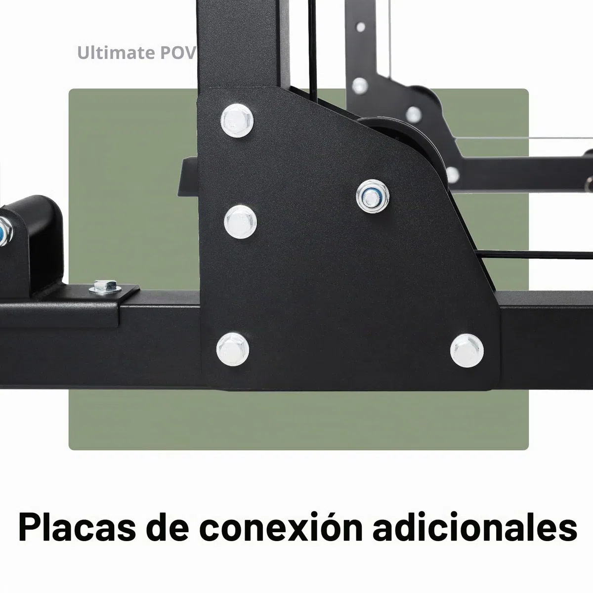 MAJOR FITNESS Drone1 Power Cage - Estante de potencia multifunción para gimnasio en casa, estante de sentadillas, sistema cruzado de cables, para entrenamiento de fuerza, construcción de acero