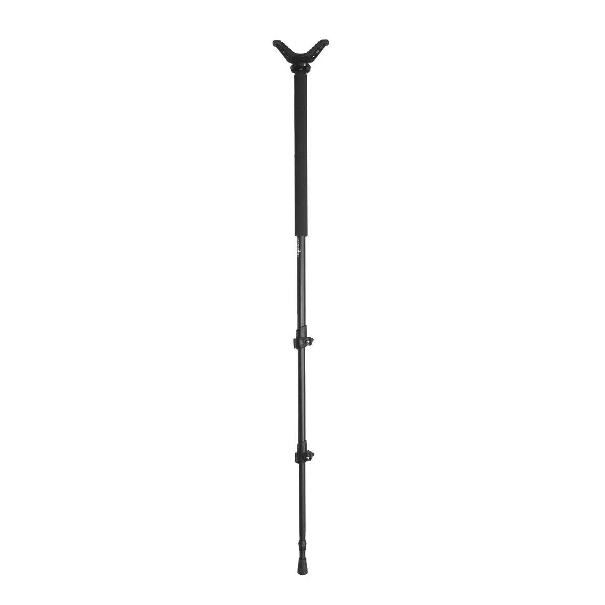 BASTÓN DE Caza Extensible 85 A 180 CM con Horquilla para APOYAR EL Arma EN Aluminio Muy Ligero, monopie para monteria.