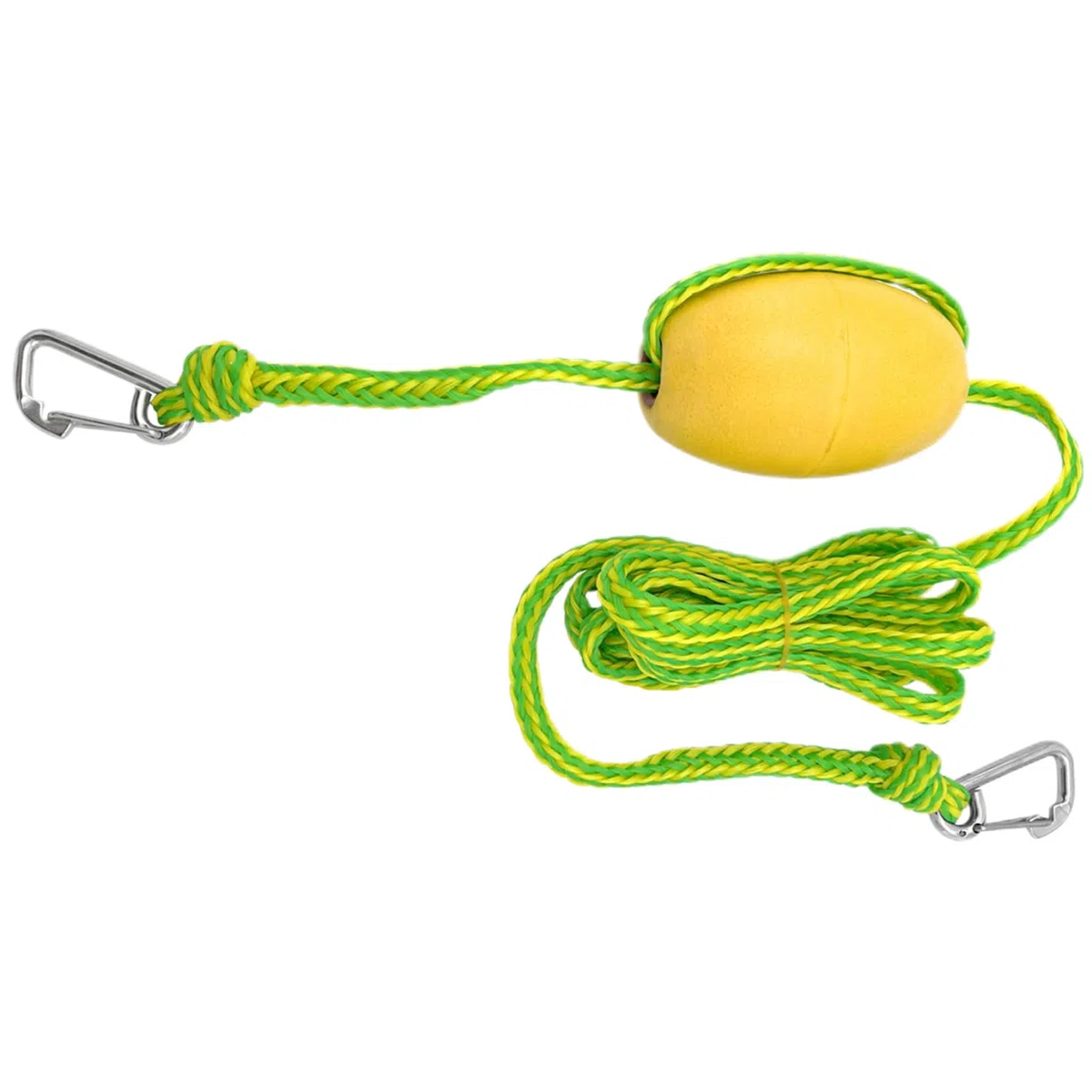 Cuerda Flotante con Flotador de boya, Cuerda de Anclaje de Flotador de Piscina Resistente de 12 pies con Gancho de Acero Inoxidable, Ancla de Barco de Alta Visibilidad para Agua de Playa, Lago o