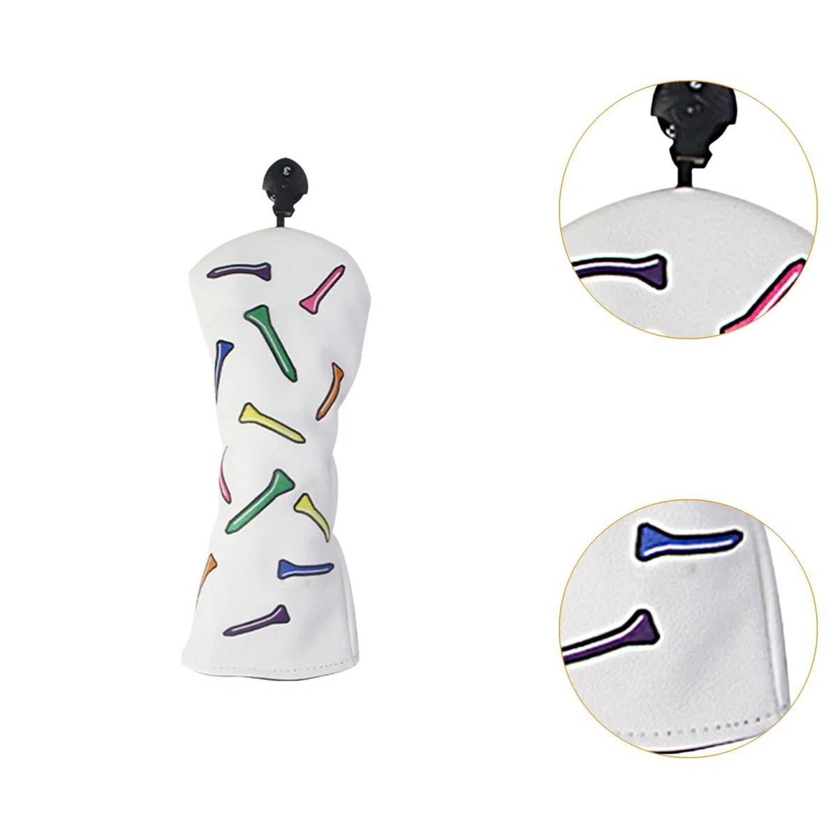 Qianly Funda de Madera para Proteger Palos de Golf
