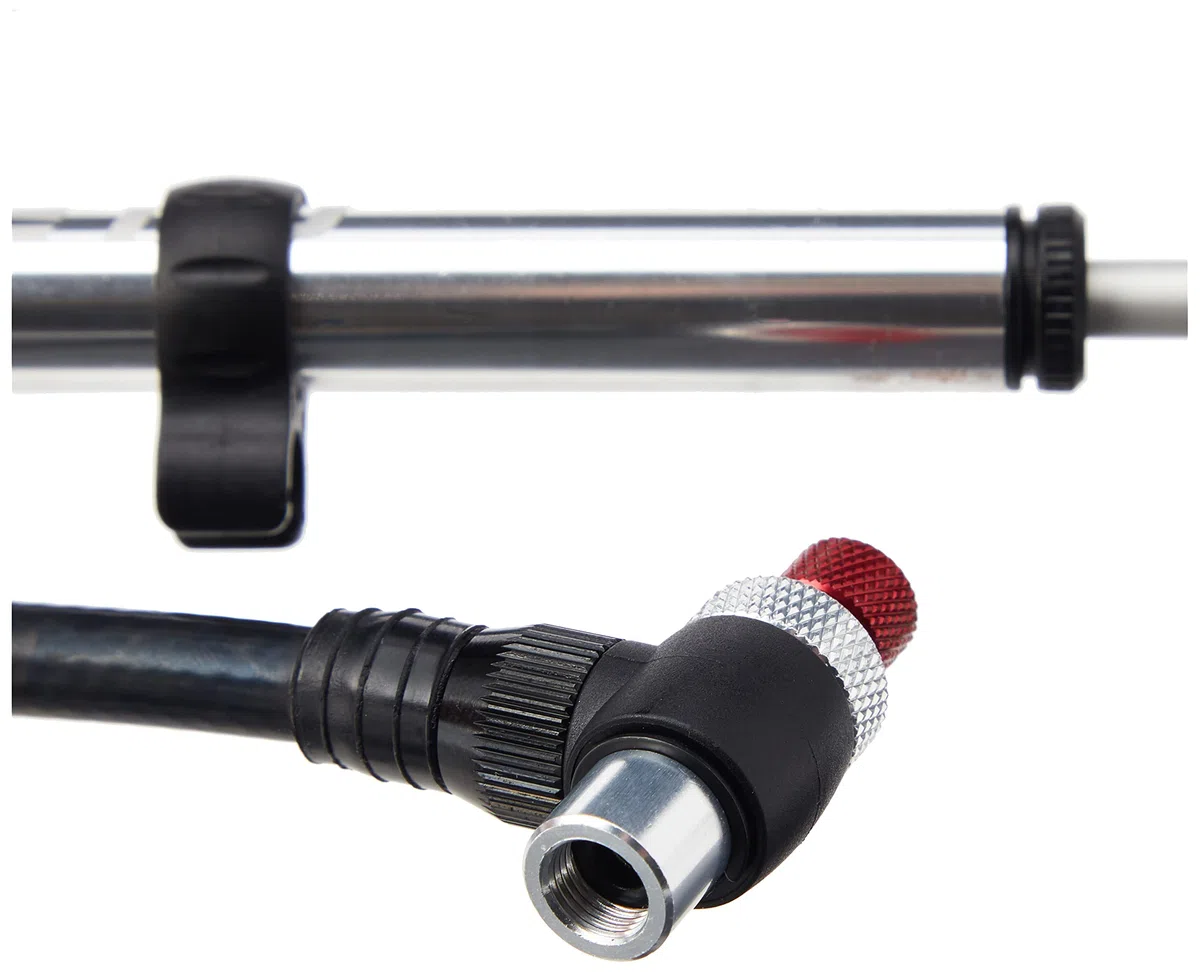 Beto Bomba de Ciclismo para Bicicleta con manómetro y válvula de Purga, 400 psi/28 Bar, para Amortiguador de suspensión, Manguera giratoria, Mango en T sin pellizcos, una Bomba incluida