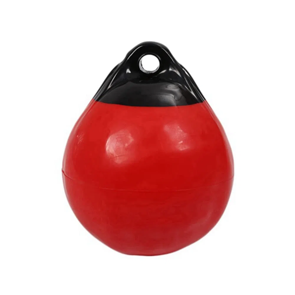 Bola de Defensa de de PVC de Alta Resistencia de Redonda Bola de Parachoques de Muelle Protección Inflable de Amarre Marina Roja