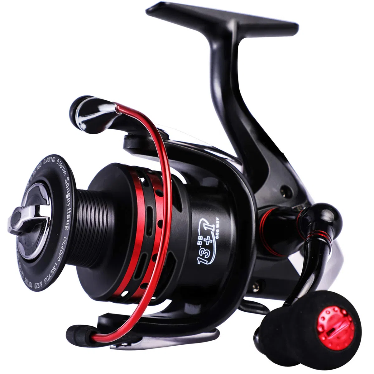 Sougayilang - Carrete de Pesca (13 + 1 BB - Carrete para Agua Salada o Dulce