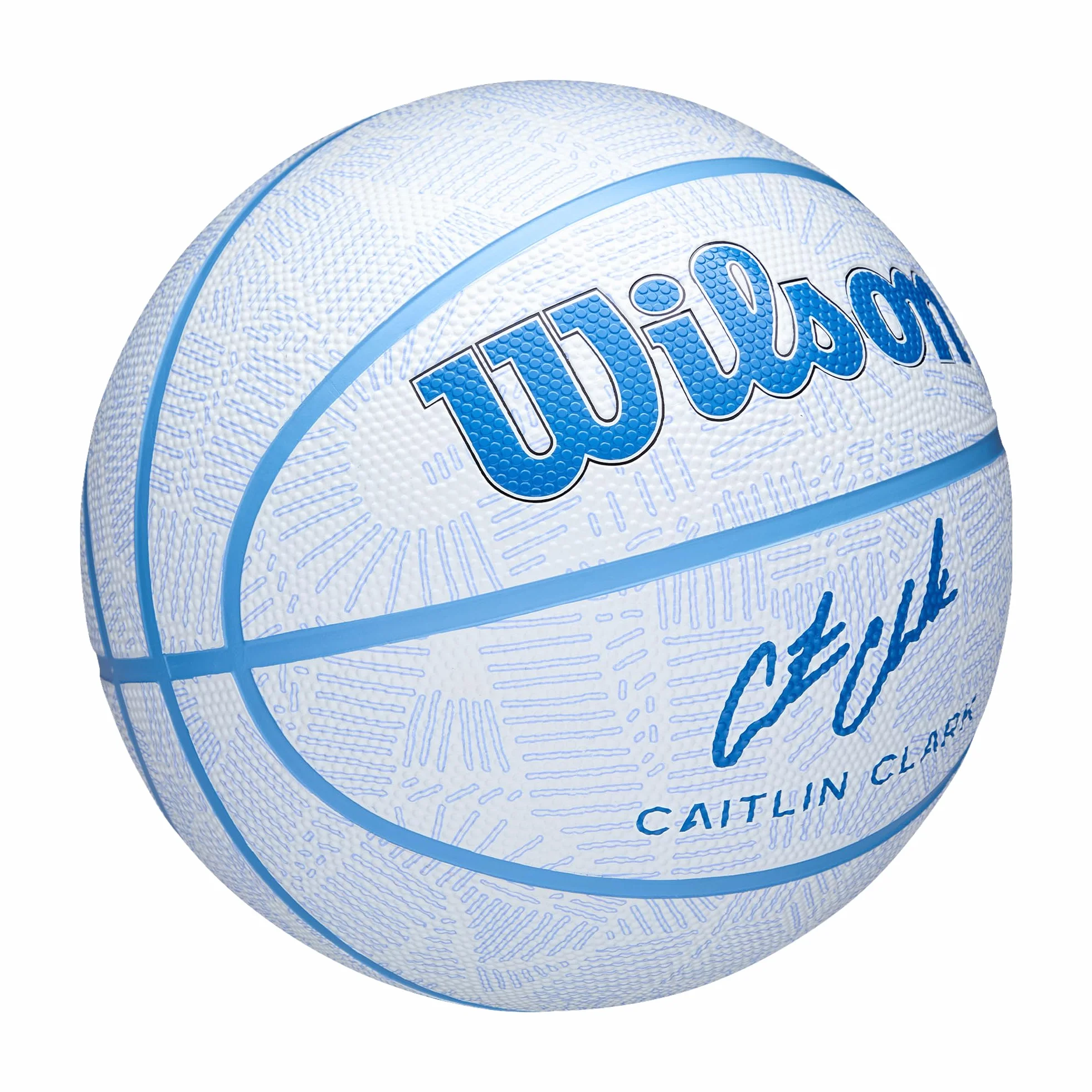 Wilson Balón de Baloncesto Caitlin Clark Envision, Azul, Tamaño 6