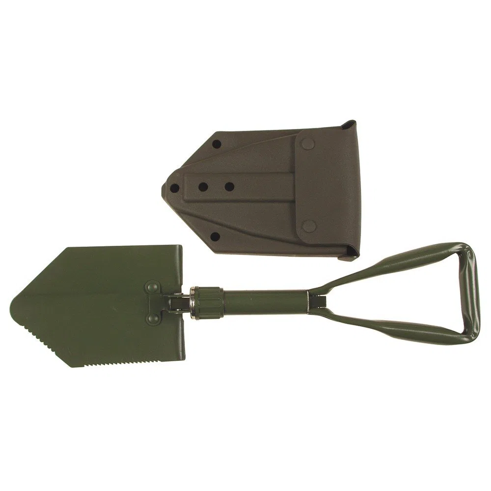 MFH ejército alemán Pala Plegable con Cubierta Oliva