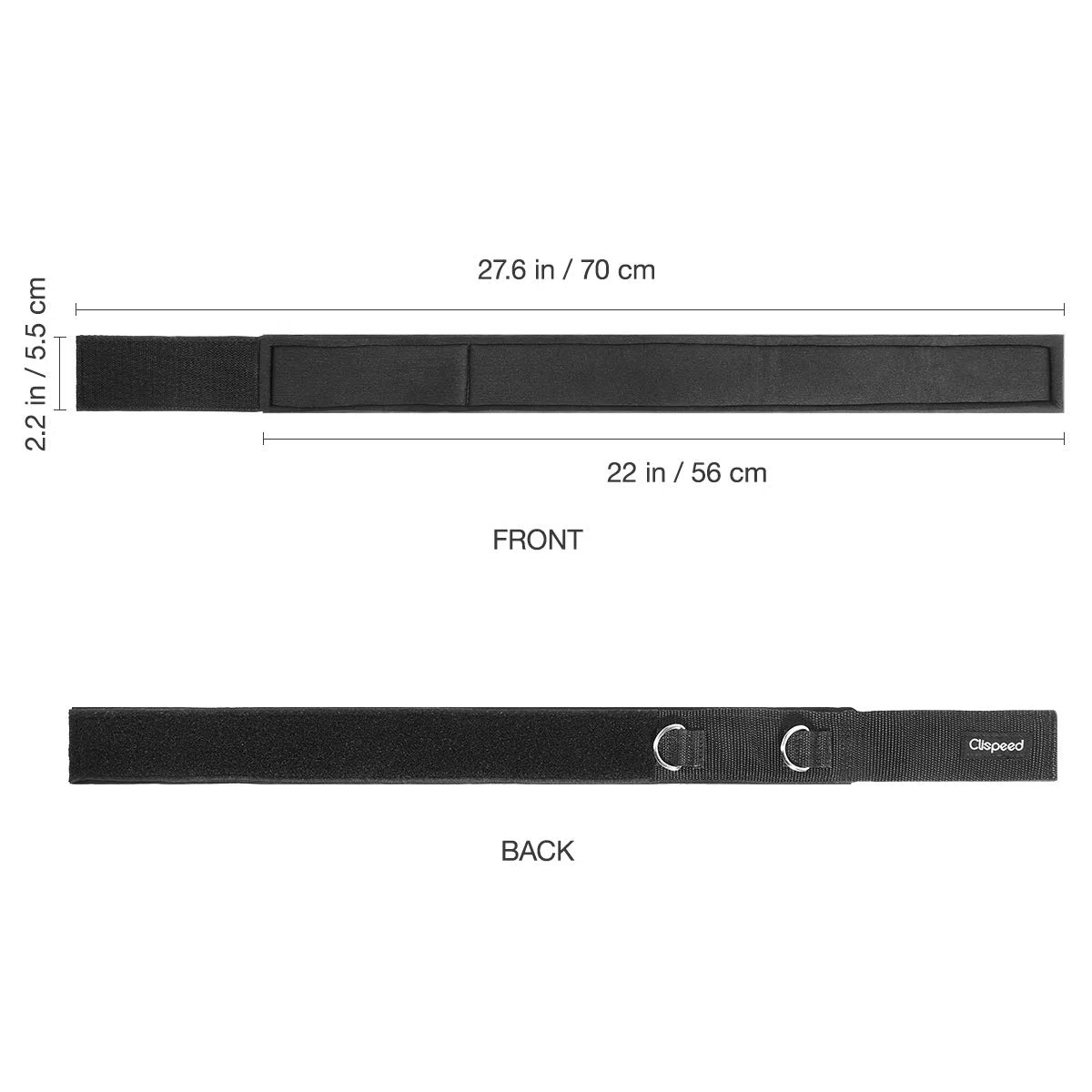 CLISPEED 2 correas para el muslo de fitness acolchadas con anillo en D y correa de tobillo para gimnasio, máquinas cable, correas el muslo, hombres y mujeres