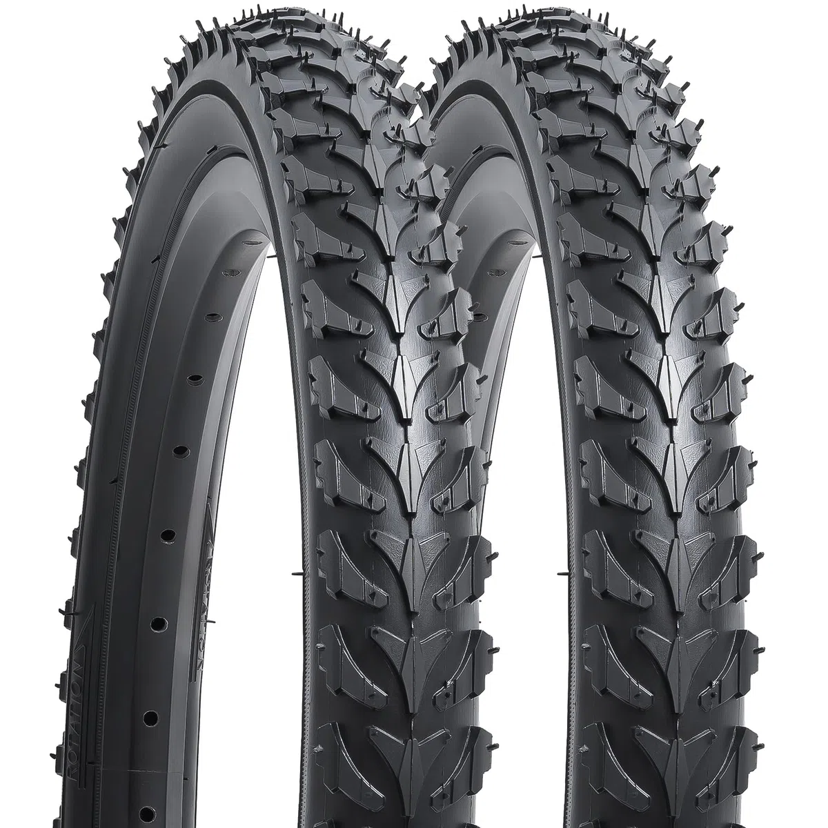 YUNSCM 2-PCS 16 Pulgada Bicicleta Cubierta 16x1.75/47-305 Compatible with Montaña Bicicleta 16x1.75 Enfant Bike Cubierta(Y-521)