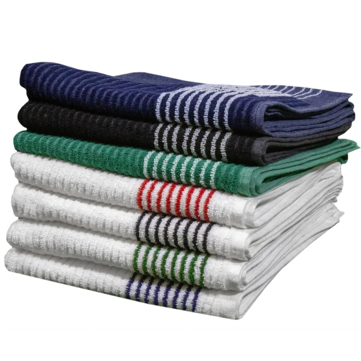 Devant Sport Towels, Caddy Towel, 22 x 44 Pulgadas, Azul Marino/Blanco
