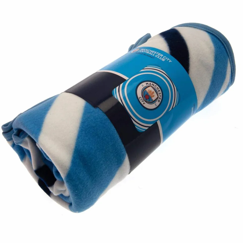 Man City Pulse - Manta de Forro Polar, Color Azul