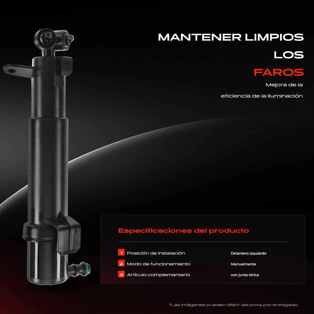 Frankberg Limpieza de faros Boquillas de lavado Compatible con Clase E W211 Clase E T-Model S211 Replace# 2118600547