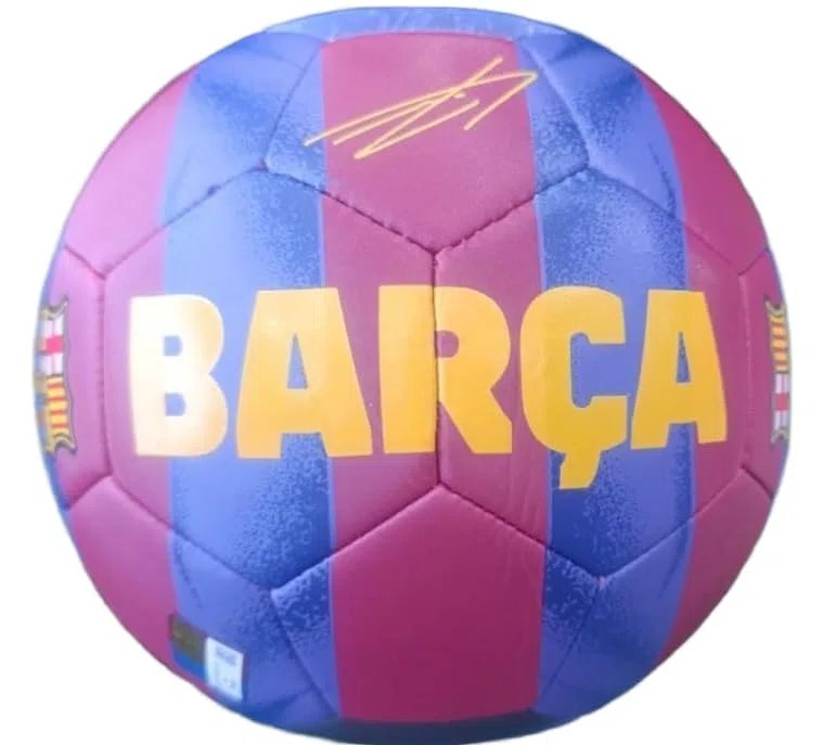 FCB Balón Barça Lamin Yamal Talla 5 Grande Similar al reglamentario fútbol 11 Balón Oficial FC Barcelona