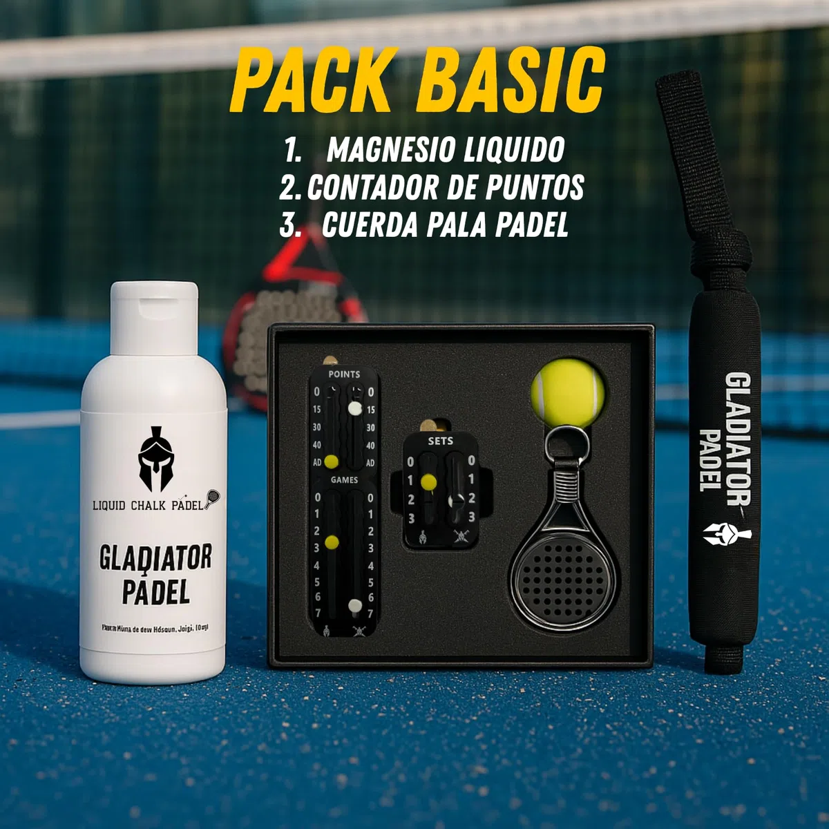 Regalo Original para Amantes del Padel | Elige Entre 3 Opciones de Packs | Accesorios Padel Hombre y Mujer| Idea Cualquier Fan del padeel