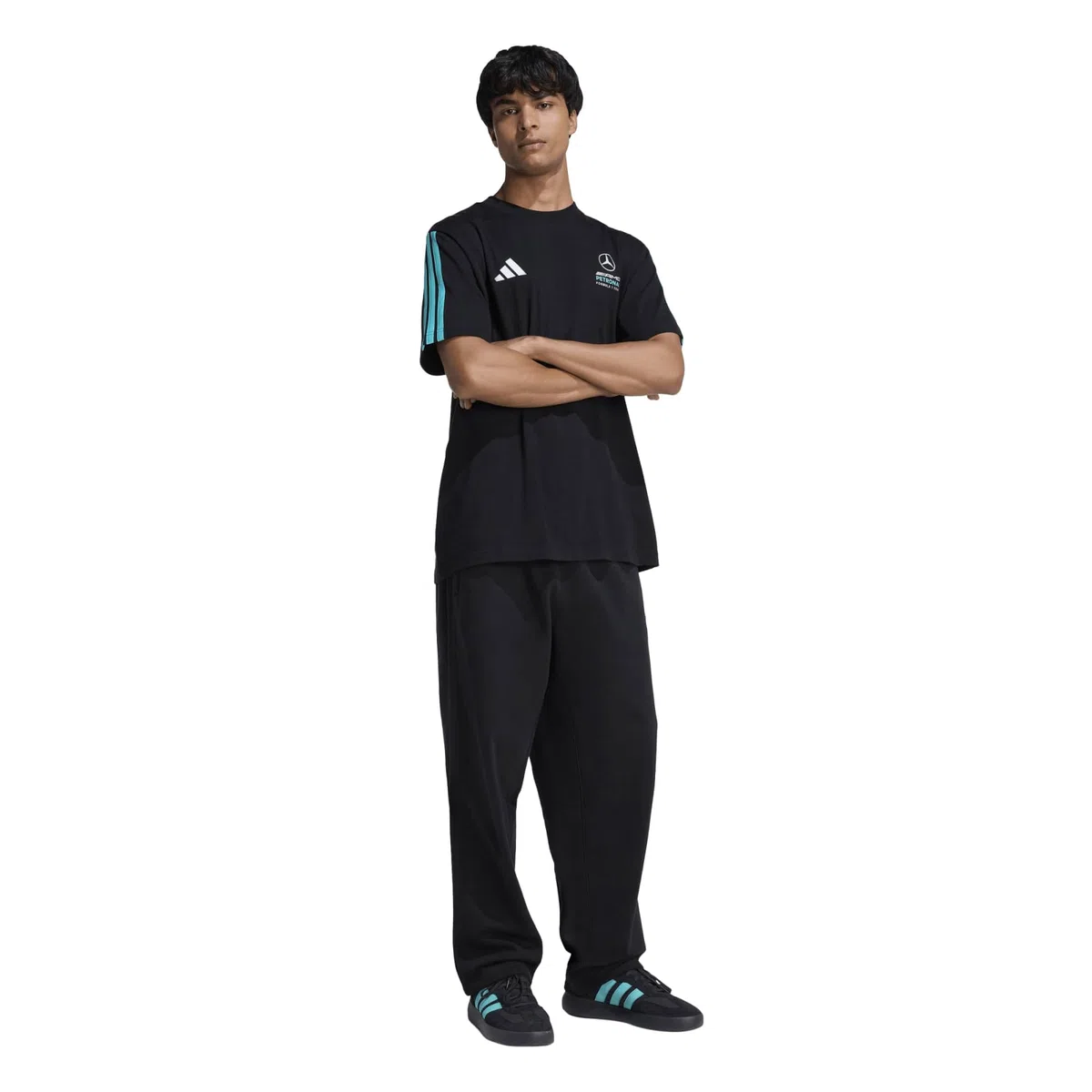 adidas Men's Camiseta Mercedes - AMG Petronas Formula 1 Team DNA