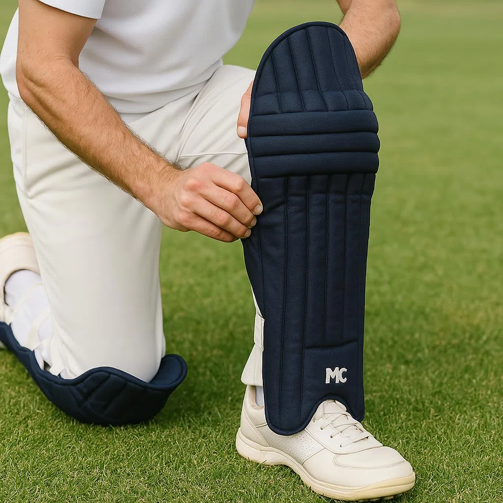 Mars Cricket Pad Covers for Legguards - One Size, Adults, Juniors,, Navy, Black, Green, Maroon