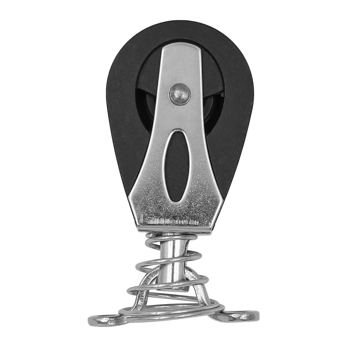 Cabezal de Bloque de Rodillos Nylon Giratorio Velero Rodamiento Liso Polea Cuerda Corredor Accesorios para Barcos Acero Inoxidable Grado Marino