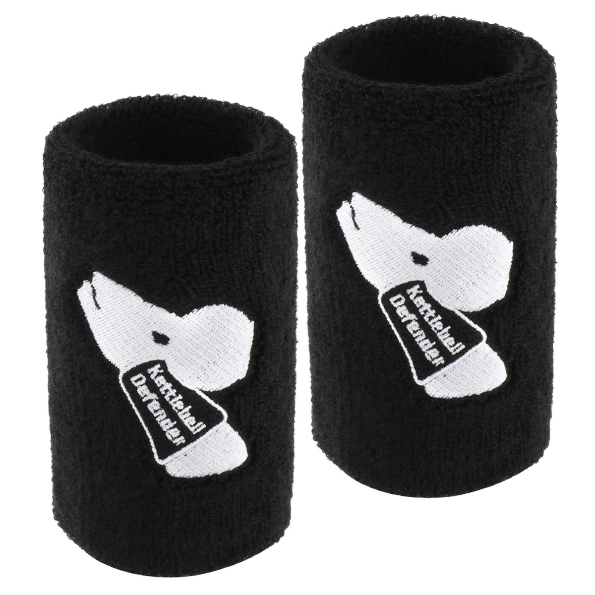 2X Muñequera Gimnasio, Muñequeras para Kettlebell Levantamiento de Pesas mit Unterstützung, Protectores de Muñeca Suaves, Muñequeras con Pesas Rusas, Negro
