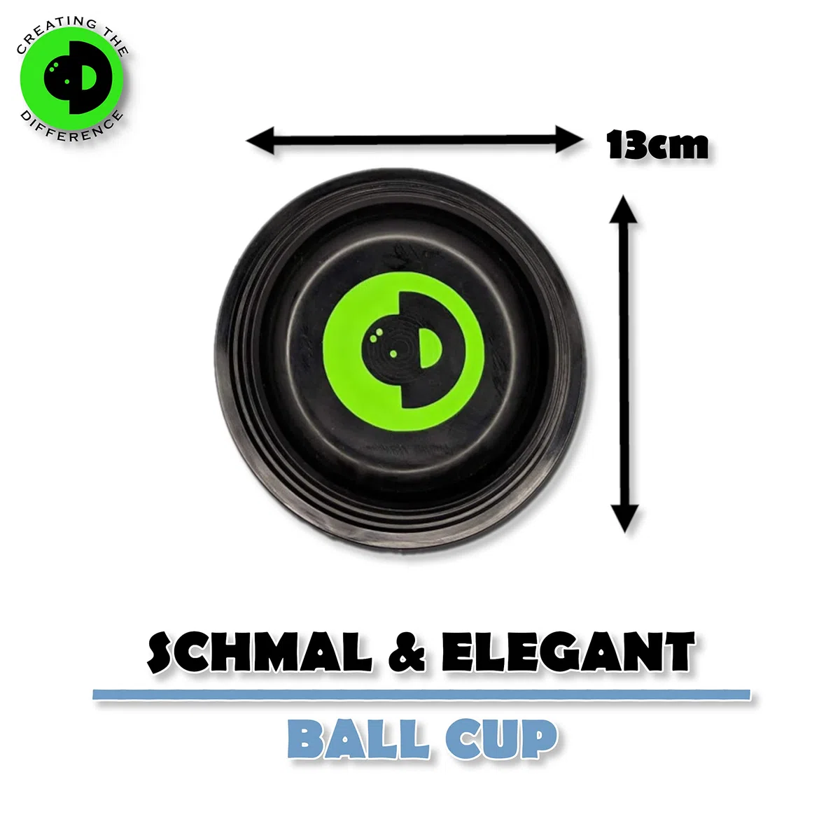 EMAX | Accesorios para bolos | CTD – Ball Cup | Plato de bola de bolos | Soporte de presentación | Copa de bola | Vaso para bolas| Soporte para bolos | Posavasos | Anillo
