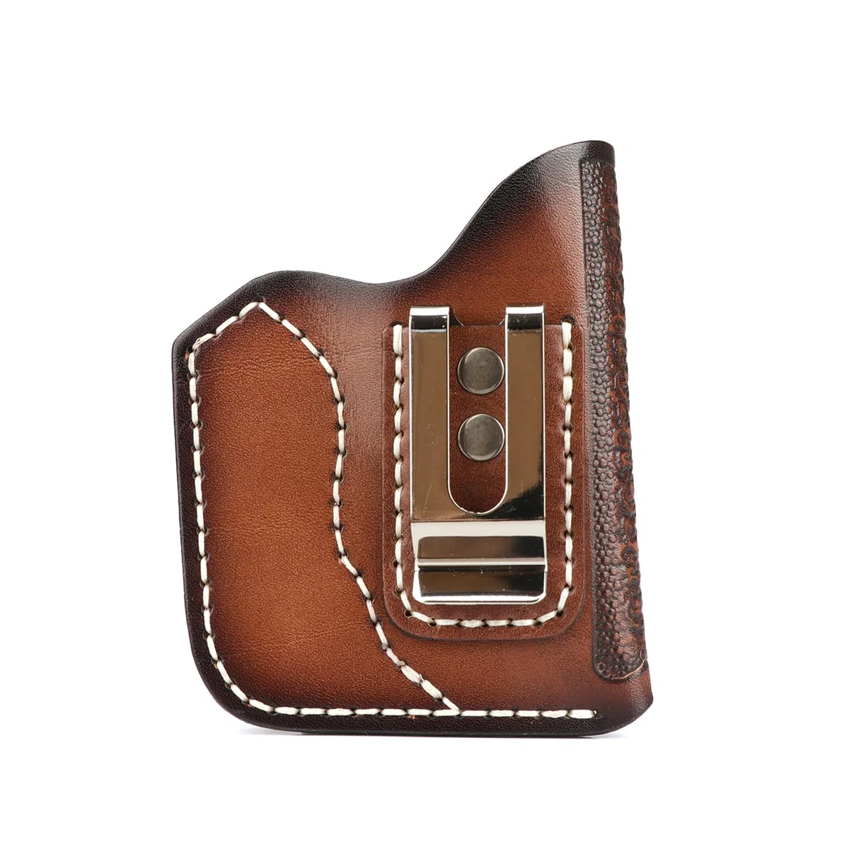 Funda de piel auténtica para pistolas Tourbon, para NAA Mini revólver, bolsa de transporte oculta para pistolas con bucles de munición