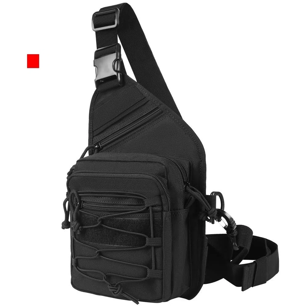 Bolsa táctica for el Pecho, Funda for Pistola, Bandolera Militar, Bolsa for Pistola Oculta, Bolsa antirrobo for Caza