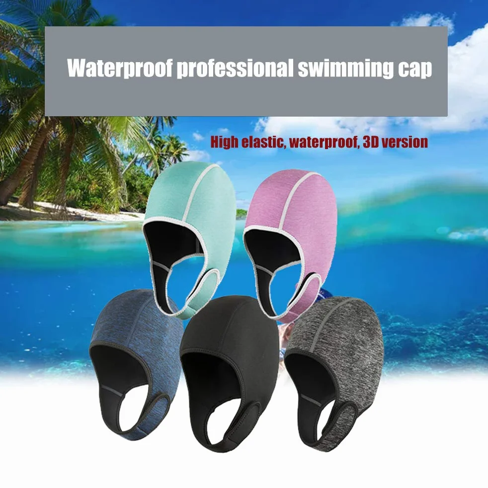 Gorra de buceo de neopreno, ajustable de neopreno, para surf, buceo, kayak, rafting, protección térmica, snorkel, natación