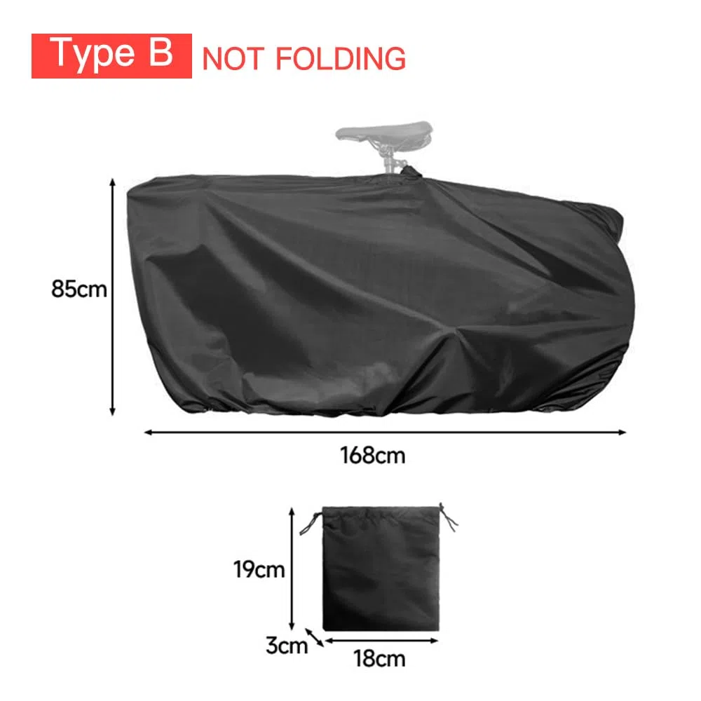Kavolet Bolsa de transporte para bicicleta, bolsa de viaje impermeable, portátil, transporte, tela Oxford, funda protectora para bicicletas plegables