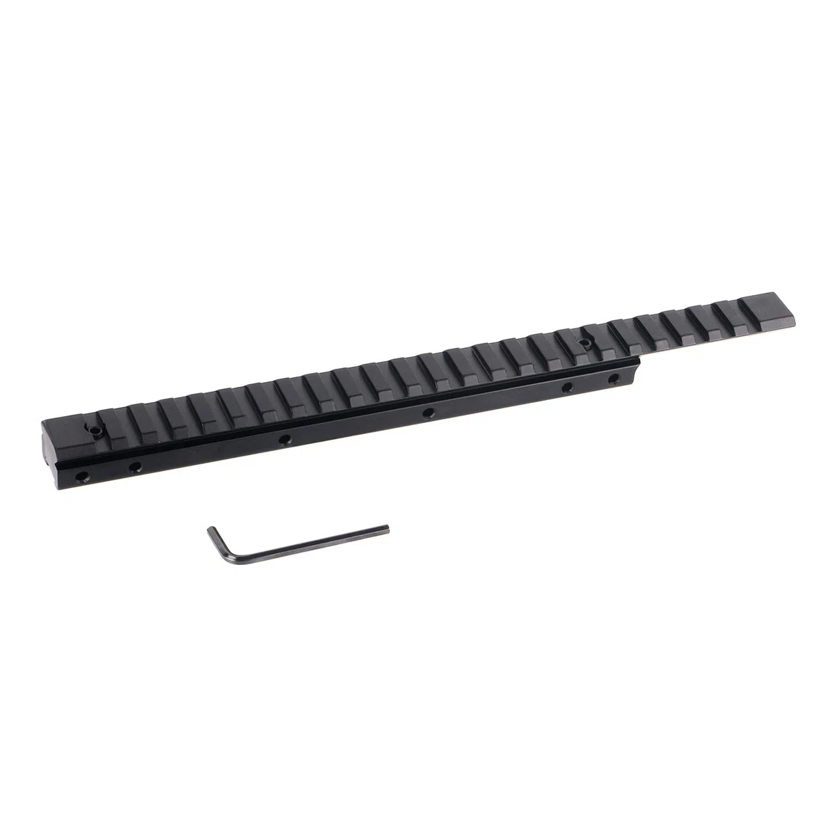 Picatinny Rail 11 mm a 20 mm Montaje en riel Base de riel de aleación de Aluminio Ligero para Juegos Deportivos al Aire Libre Riel Picatinny