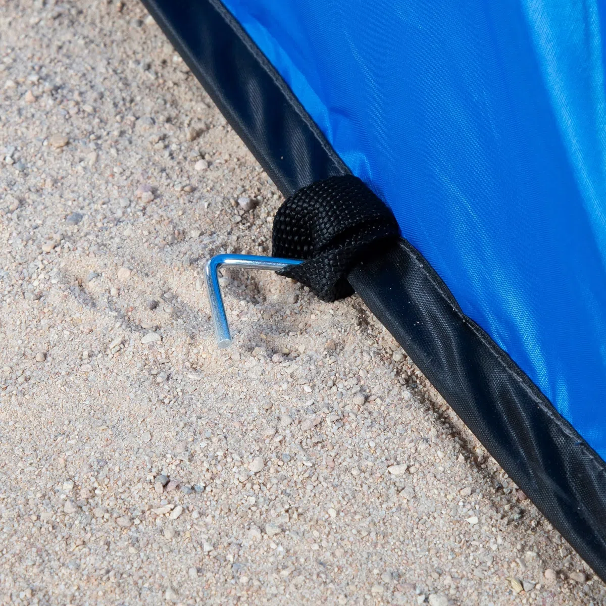 AKTIVE Tienda Playa, Pop up, 120x200x90 cm, 2 Personas, Protección UV50, Revestimiento Interior Plateado, Incluye piquetas, Columna Agua 300 mm, Bolsa de Transporte, Carpas Plegables (62322)