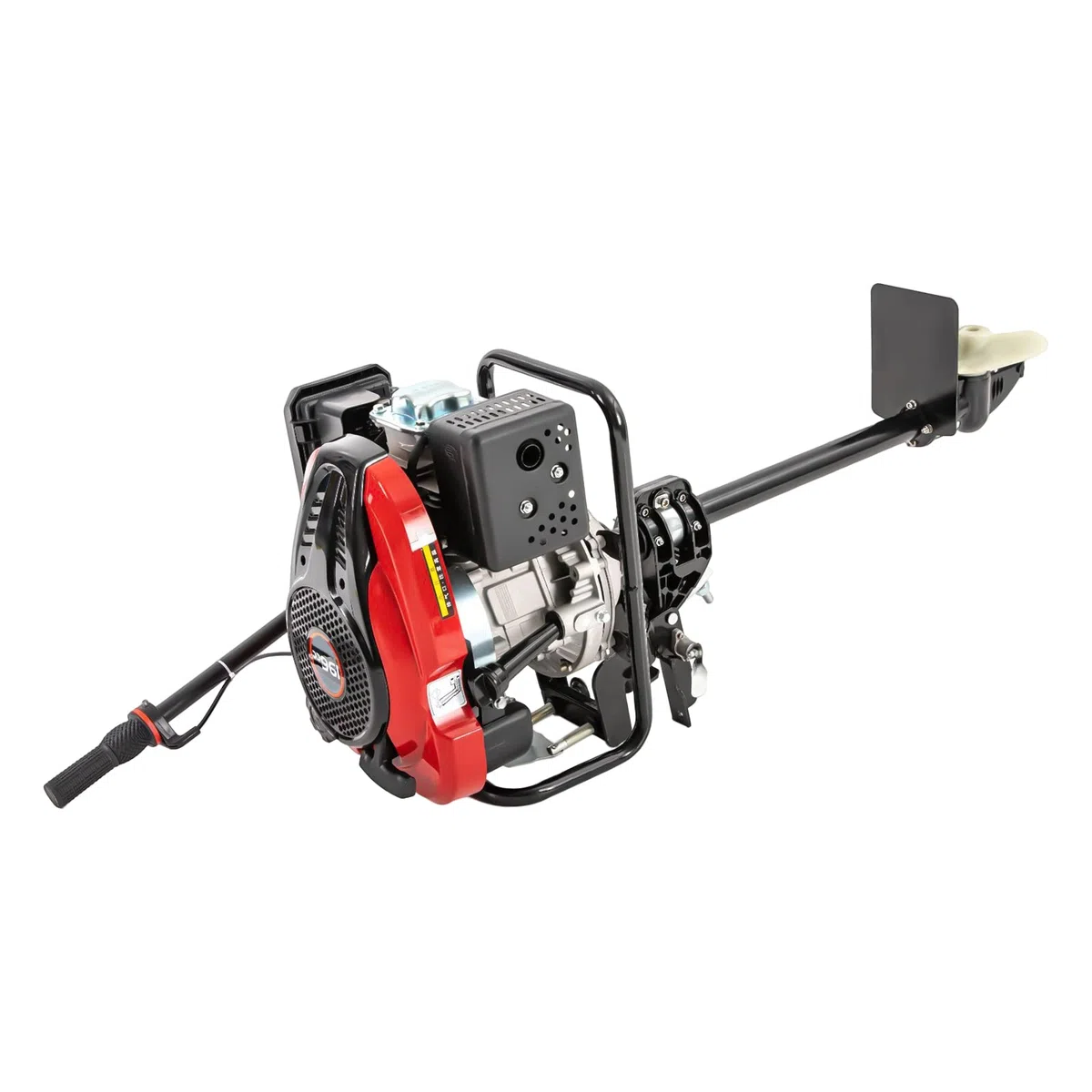 Motor fueraborda de 4 tiempos de gasolina, 196cc 8cv Motor de barco resistente Motor fueraborda, eje longitudinal Sistema de encendido TCI y refrigeración por aire con depósito de combustible para