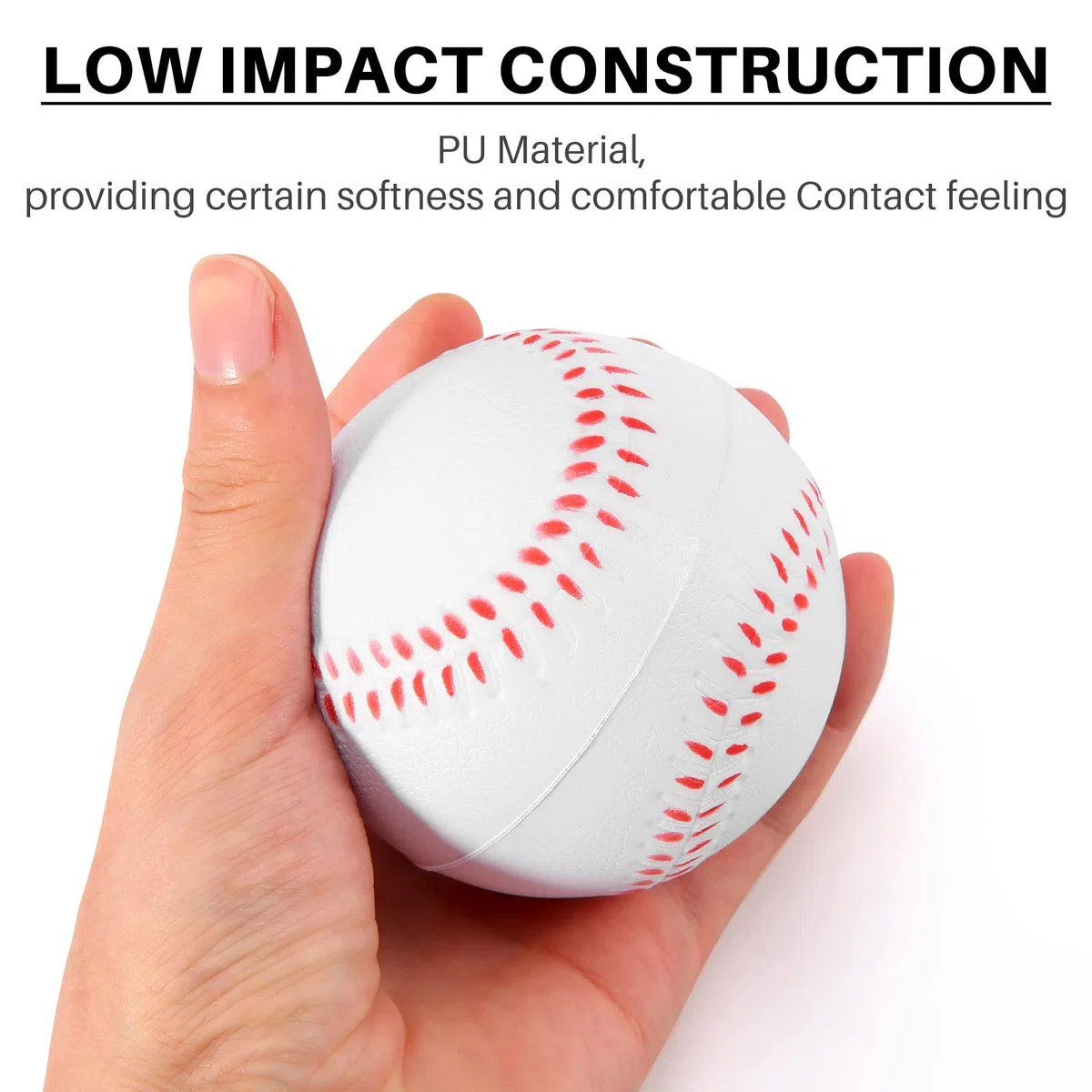 Bola Flexible para Adultos Jóvenes de 10 Pulgadas de Béisbol de Reducido de Béisbol Deportivo para Competición de Tangage Atrapar Entrenamiento
