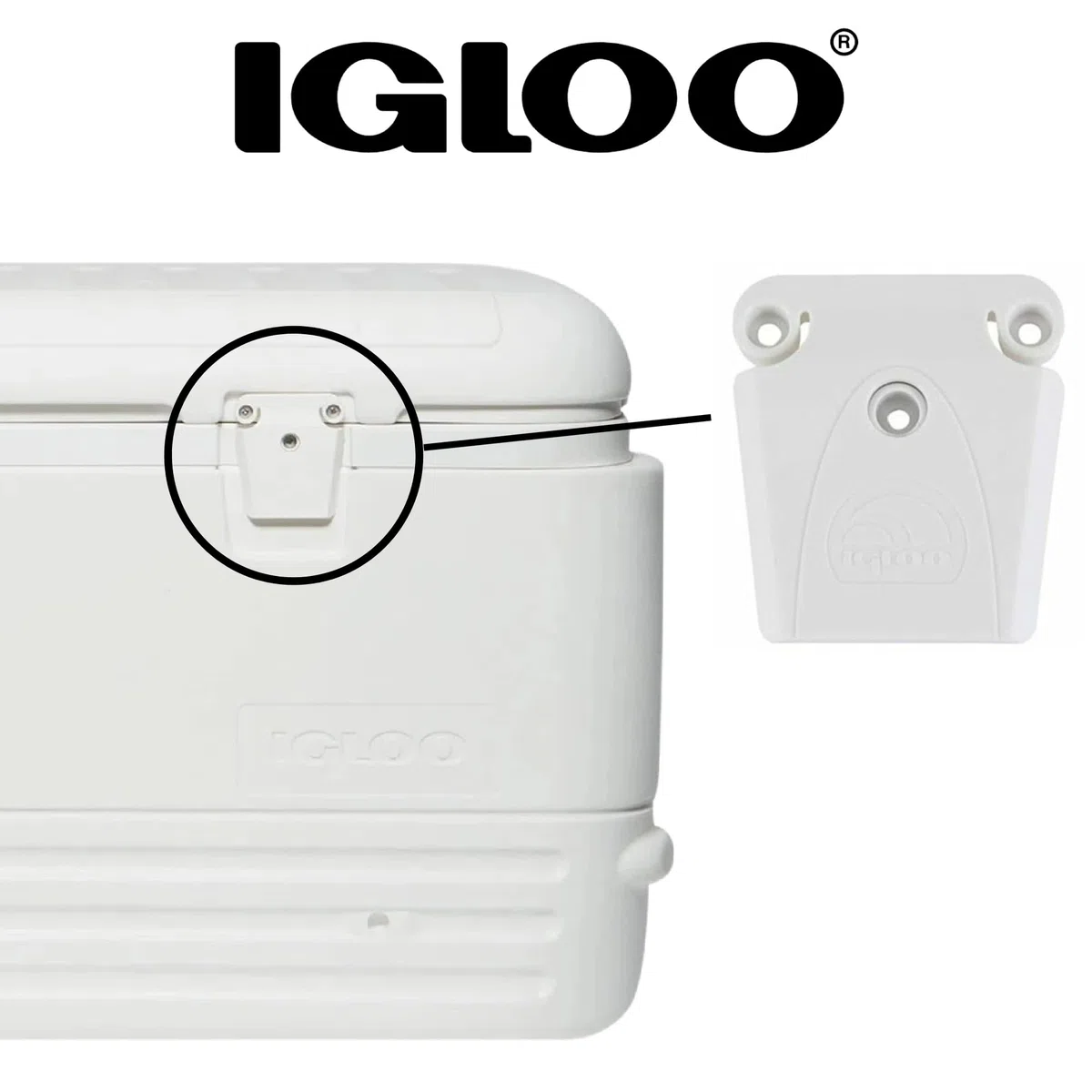 Igloo Kit de Piezas de plástico de Cierre y bisagra Enfriador