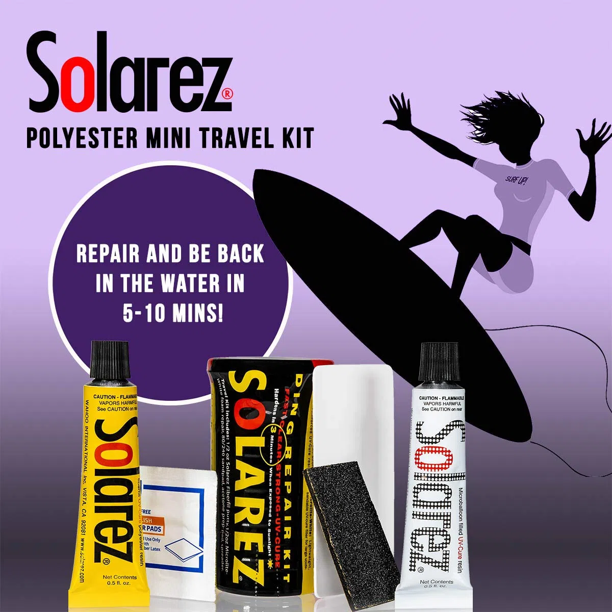 Solarez Unisex Mini Pro Kit de viaje