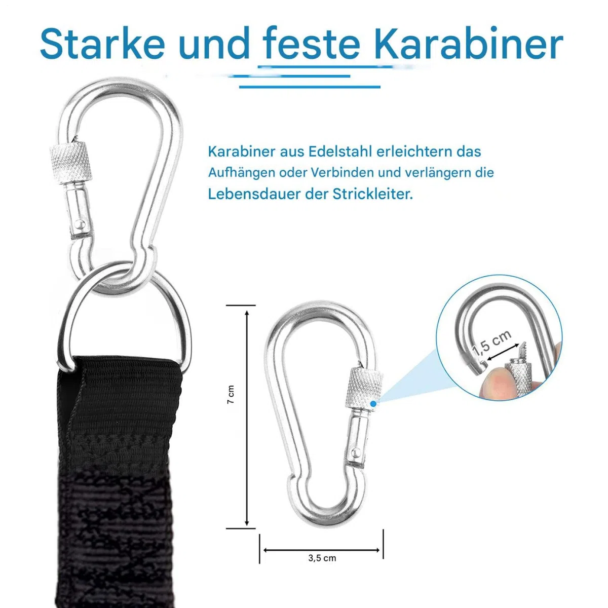 Escalera de cuerda plegable para barcos – Escalera Marina de 4 peldaños con una capacidad de 600 libras para kayak, canoa y yate | Escalera de escalada portátil para pesca, natación y deportes