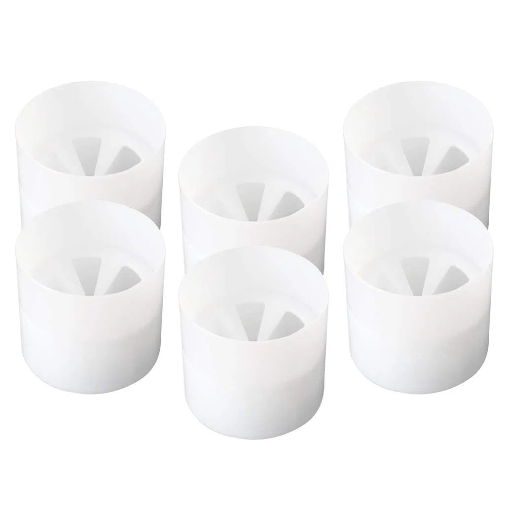 Milageto de 6 Copas para Golf con Accesorios, Diámetro de Copa de Hoyo para Golf 4.21 Pulgadas