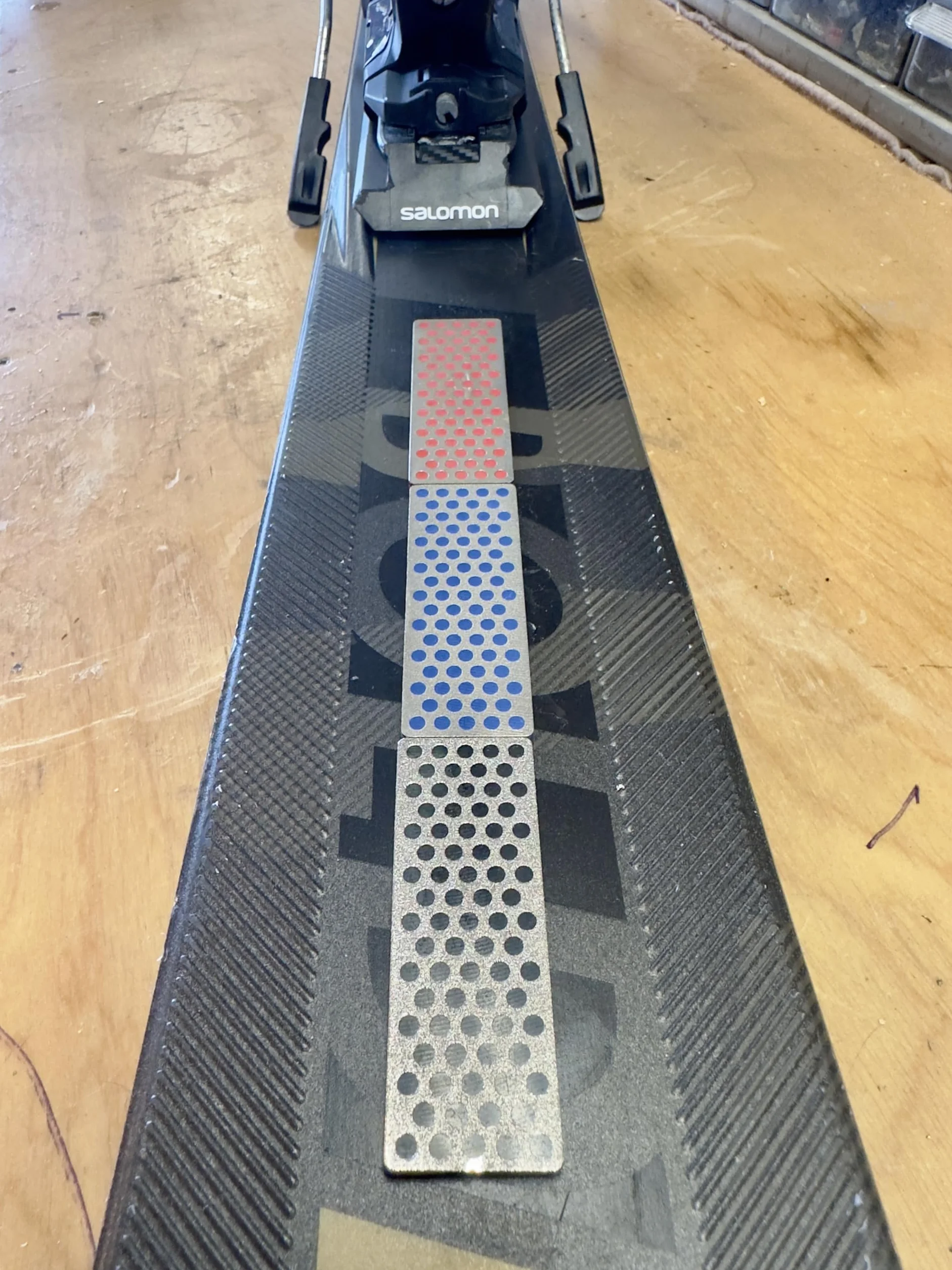 DMT Mini diamante WS7K - Piedra de afilar para esquís y snowboard, 70 mm, juego de 3 unidades