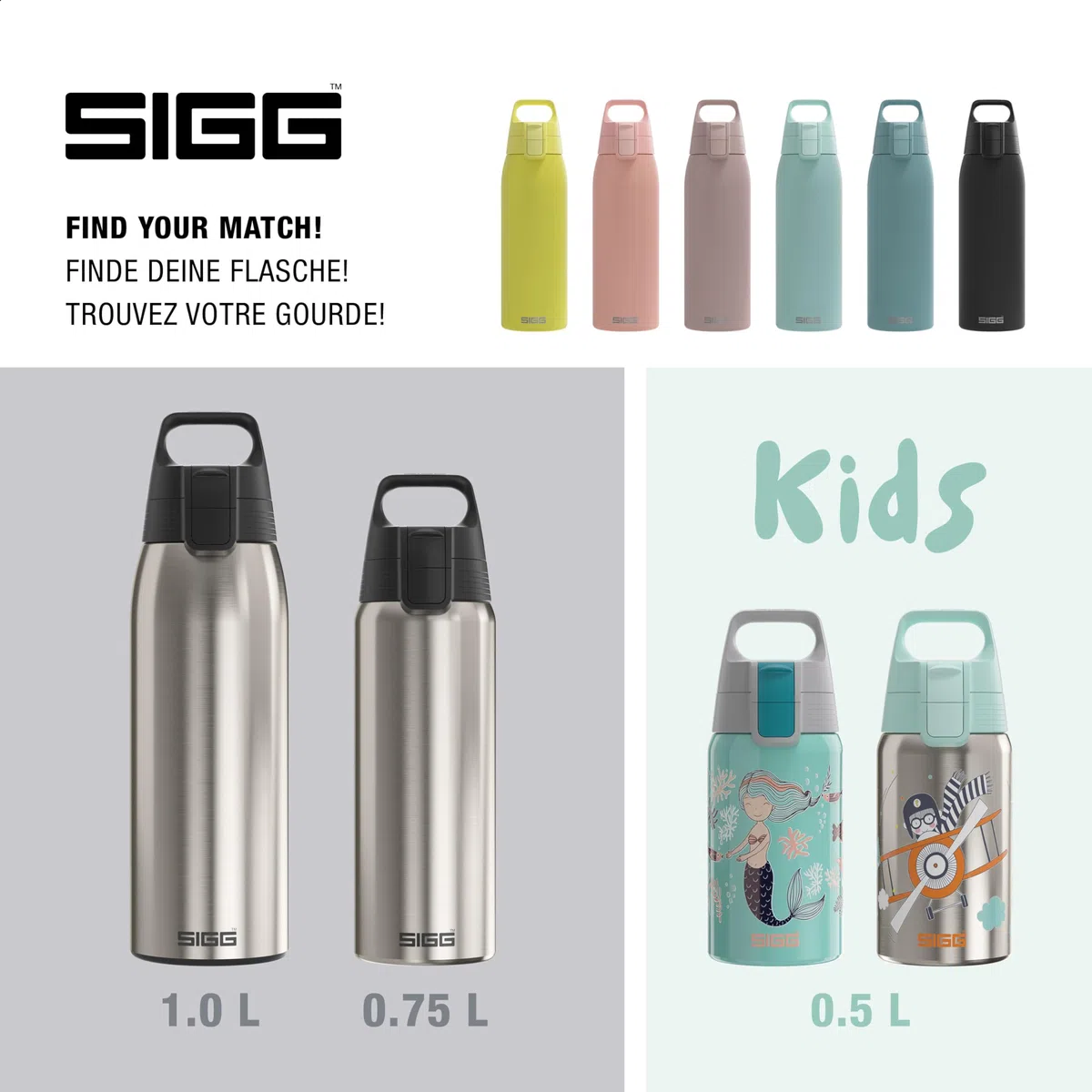 Sigg Shield One Botella reutilizable