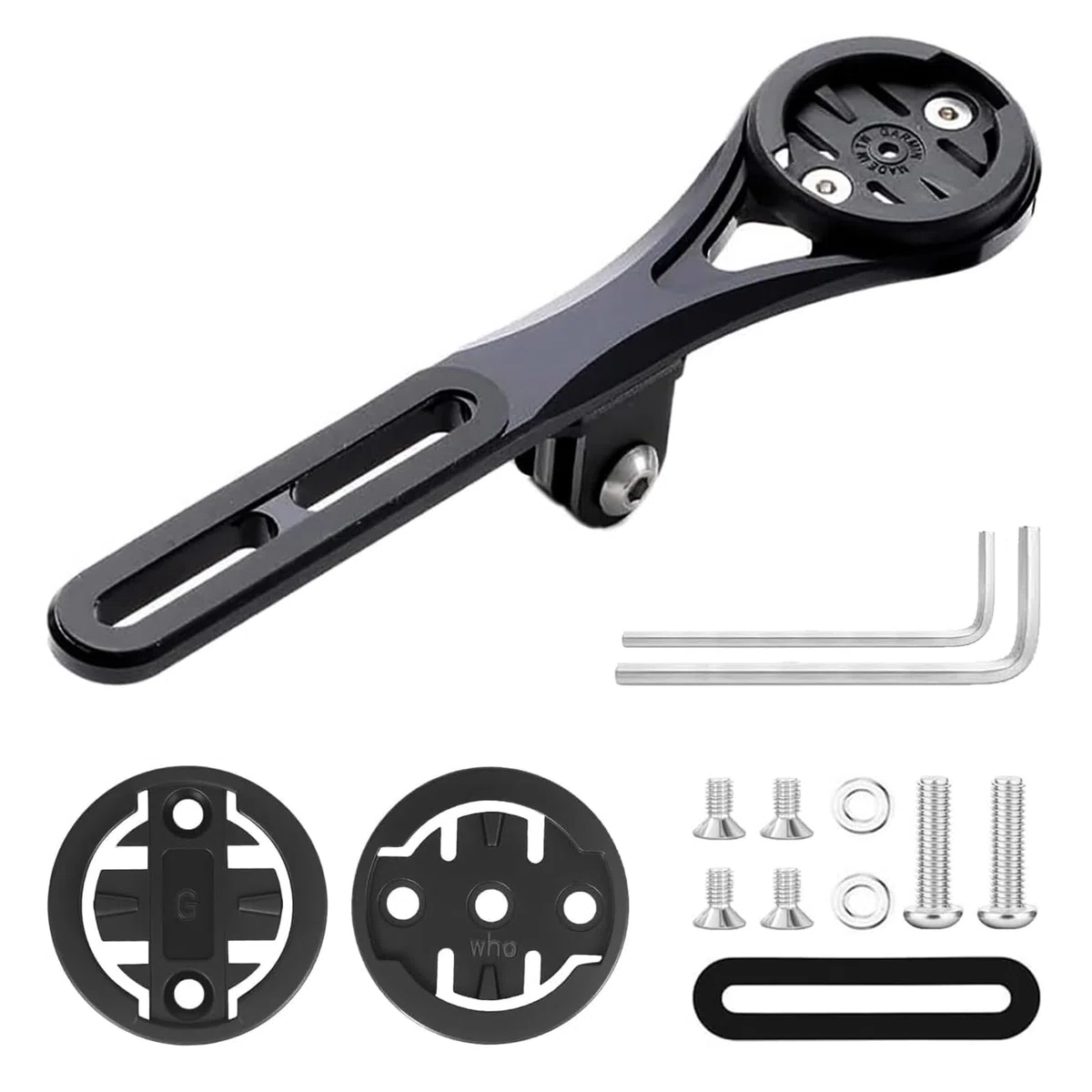 Soporte de bicicleta para manillar Aero, manillar integrado Aero Out Front Combo Mount compatible con Garmin Edge Wahoo Elemnt