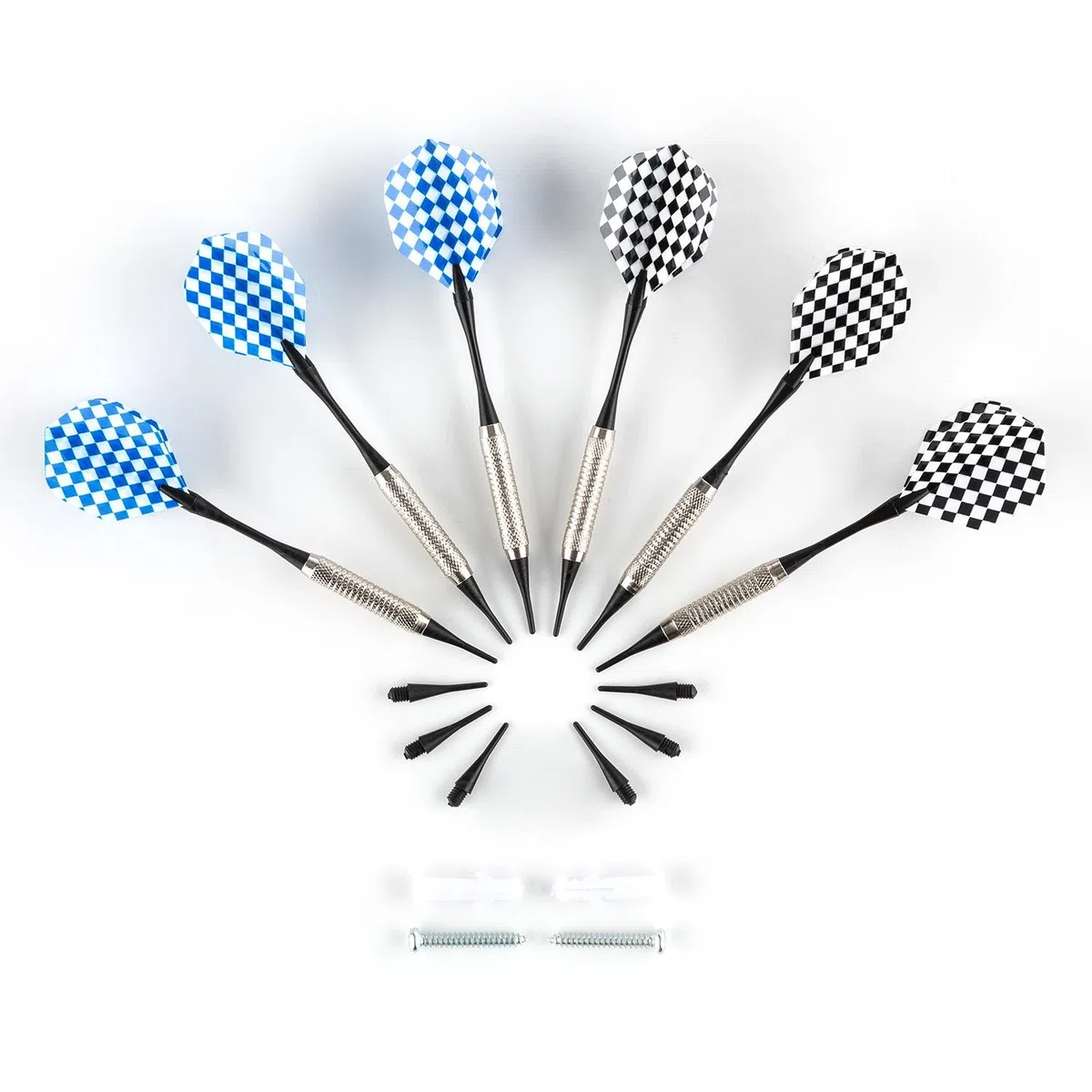 Oneconcept Dartomat - Tablero de Dardos electronico con Indicador LED, Diana Electrónica, Tablero de Dardos, 26 Juegos Disponibles, hasta 8 Jugadores, Accesorios Montaje Incluido, Negro