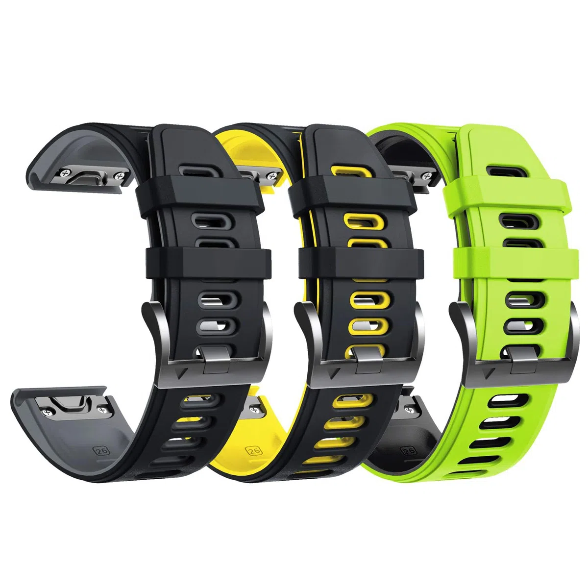 NotoCity Correa para Garmin Fenix 6x/6x pro, Quickfit 26mm para Fenix 7x/7x pro/5x/5x plus/3/3HR, Fenix 8/8 pro 51mm, Silicona Correa para Garmin Tactix 8 51mm, Enduro 2/3