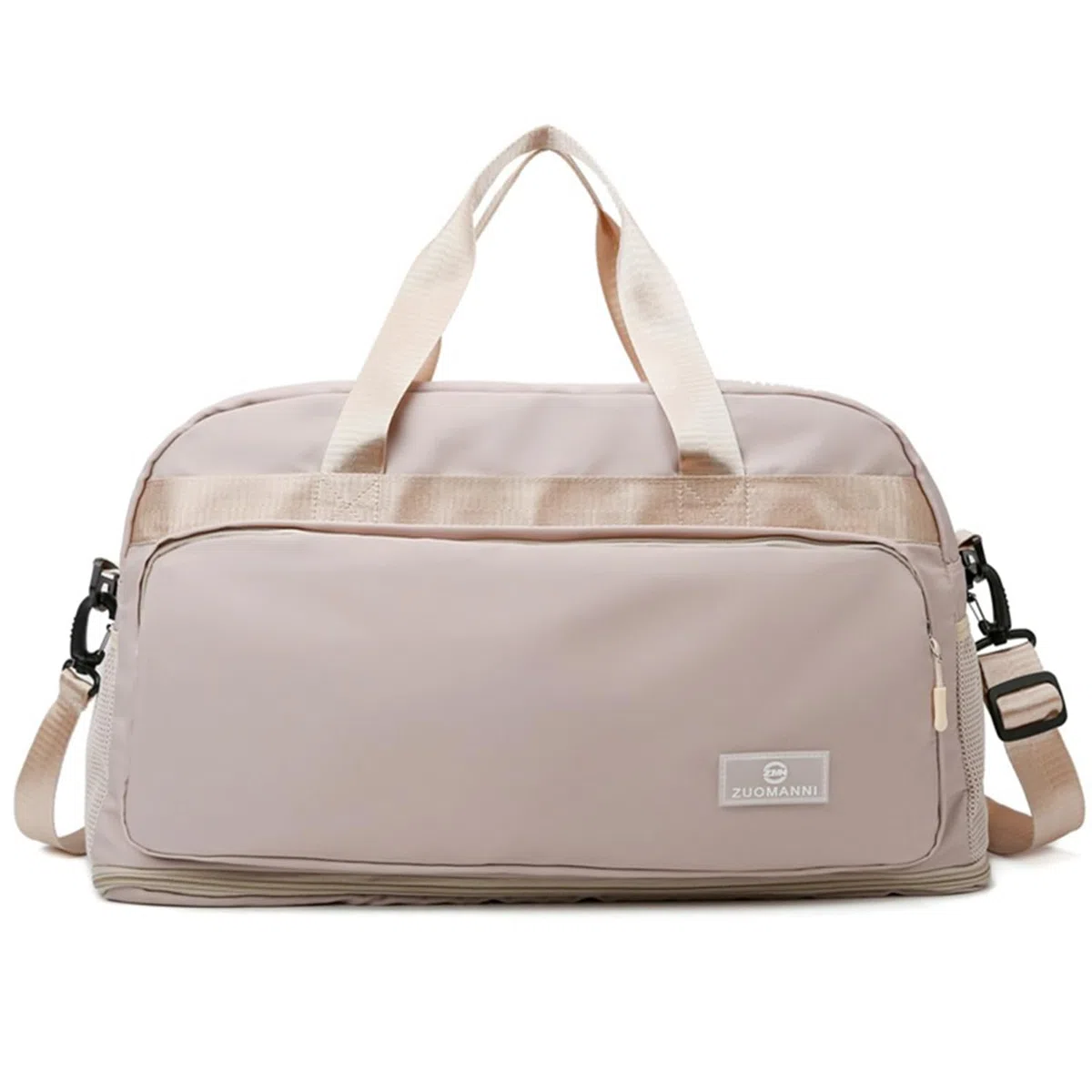 Bolsa de Gimnasio Deporte Mujer Grande, Expandible 37,7 L a 50,7 L, con Bolsillo Húmedo, Bolsa de Viaje Deportiva de Fin de Semana con Correas, Bolso Weekend Equipaje de Mano Ligera