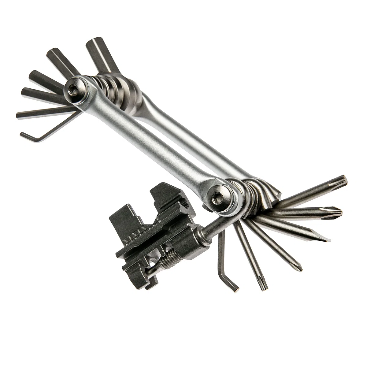 Multiherramienta profesional para bicicletas "20 en 1" set de reparación para viajar | Para bicicleta de montaña, carretera y e-bike | Herramienta de bolsillo plegable | WGB Das Werkzeug