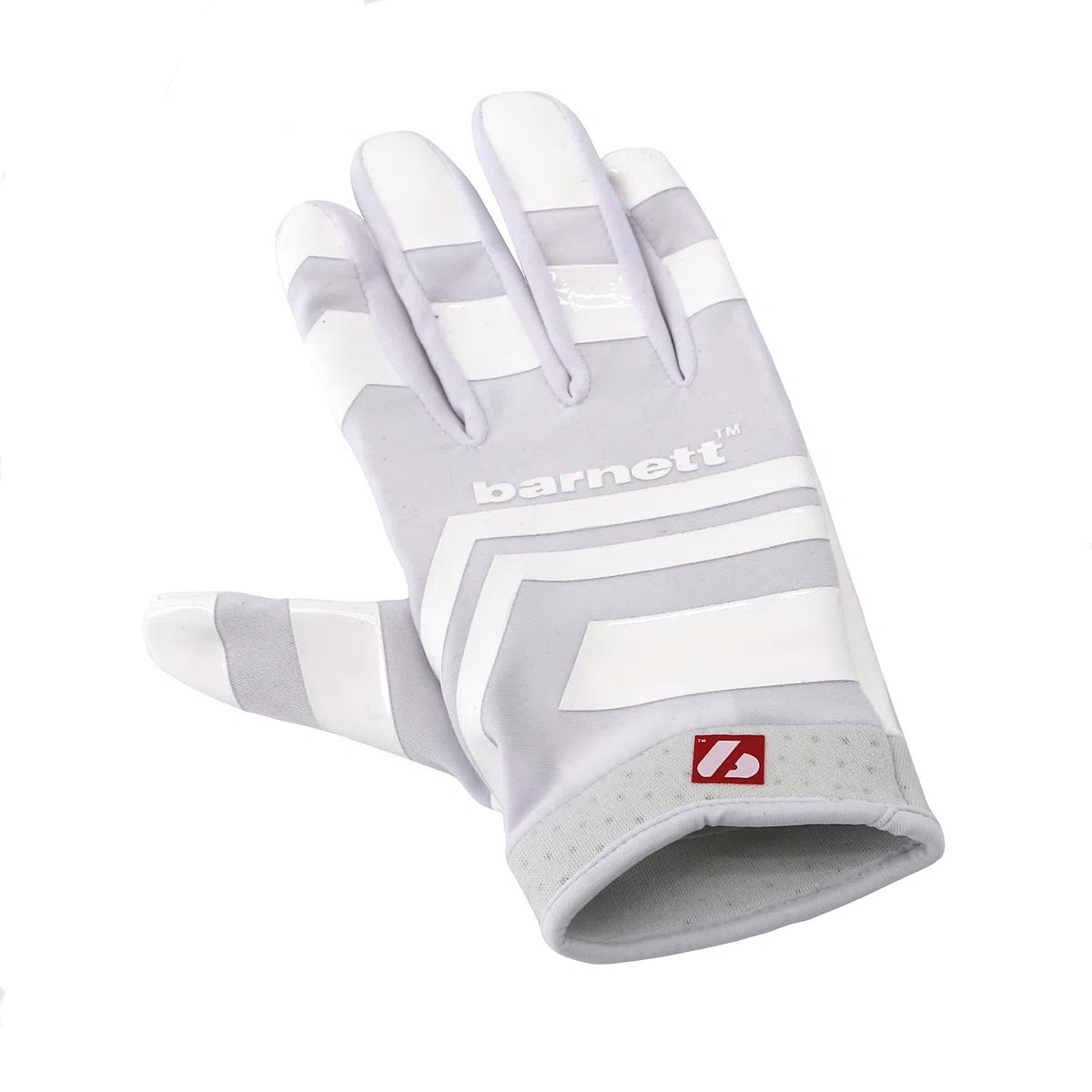 BARNETT FRG-03 Junior Receiver - Guantes de fútbol (RE, DB, RB), Color Blanco