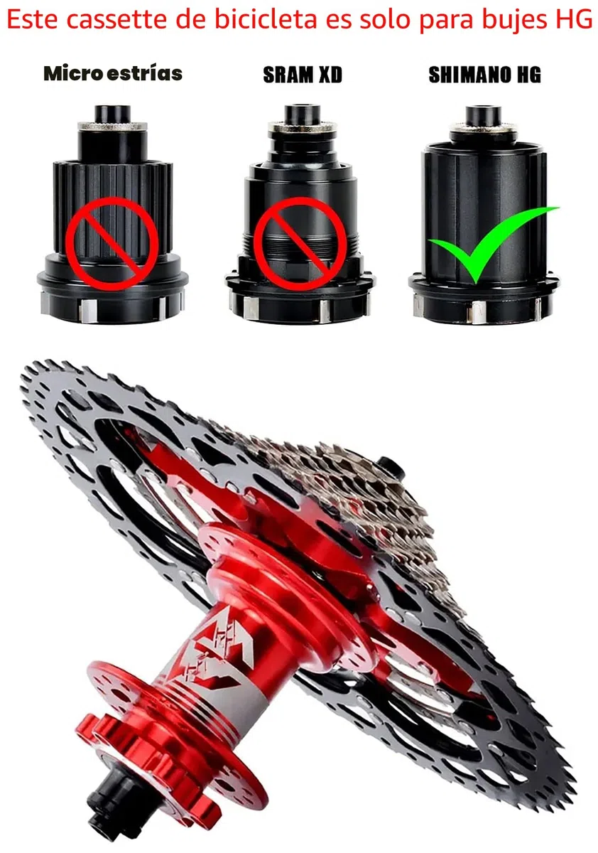 Casete de 8 velocidades 11-30T/32T/34T/36T/40T/42T/46T piñón de bicicleta de montaña de 8 velocidades compatible con Shimano Ultegra xt Sunrace Sram