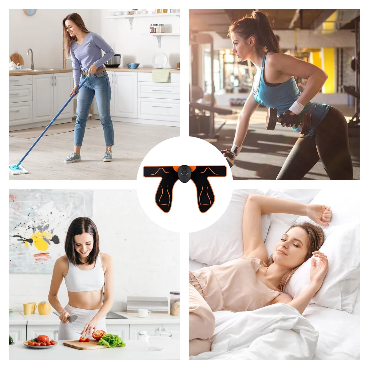 Colexy Entrenador de glúteos EMS para estimulación de glúteos, 6 modos y 10 niveles de intensidad, para entrenamiento de glúteos y piernas