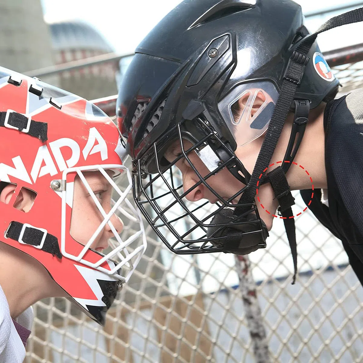 6 piezas de repuesto para casco de hockey, accesorios para casco de hockey y deportes con una sola pieza