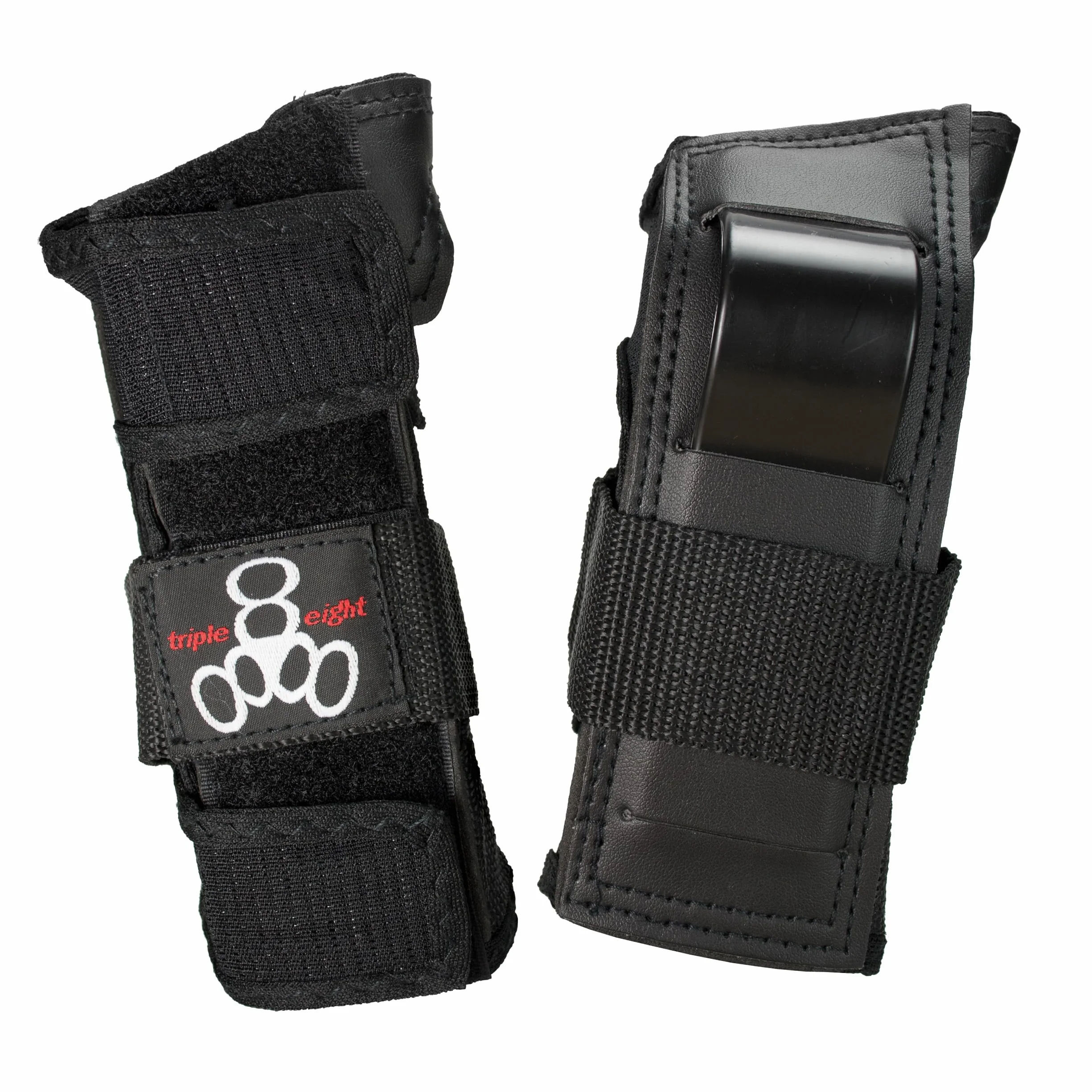 Triple 8 Protector de muñeca: Cierre de Correa Muñequera, Unisex, Negro, S