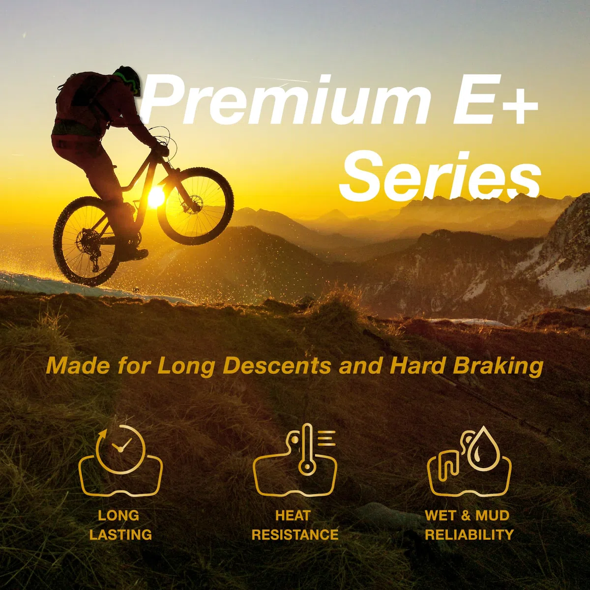 TOP BRAKE Pastillas de Freno de Disco compatibles con Hope Tech E4, M4, RX4+, RX4 SH, Stealth Race EVO E4 | MTB eMTB Downhill Trail Cycling Cross Country(XC) | 2026 iF Design Award