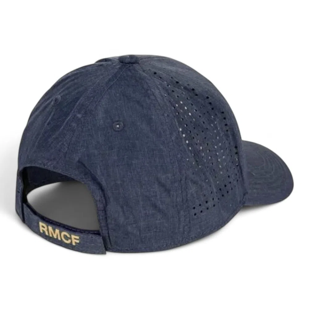 Real Madrid FC Rm3go20, Gorra Azul/oro Acero Con Rejilla Adulto, Ajustable Vaquero 2019 2020 Unisex, Talla Única