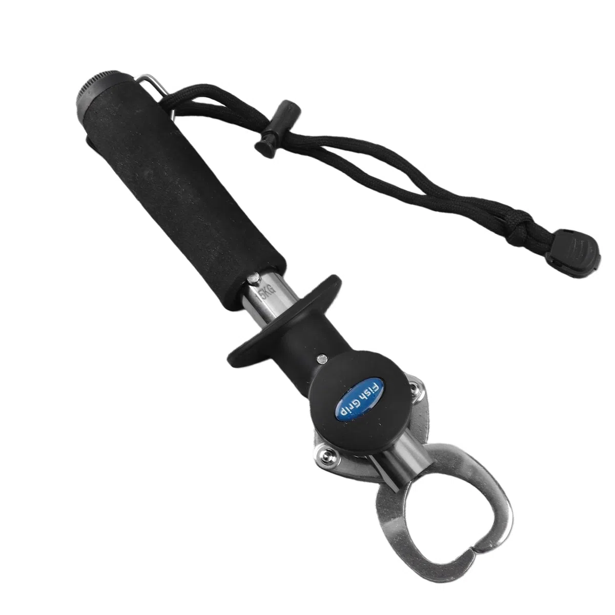 Dilwe Pinza de Pesca, Báscula de Pesaje de 15 Kg, Agarre de Pescado Digital, Agarrador de Labios de Pescado con Cinta Métrica