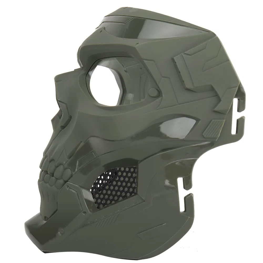 Airsoft - Máscara táctica para casco de paintball, máscara de máscara de calavera para caza de Halloween